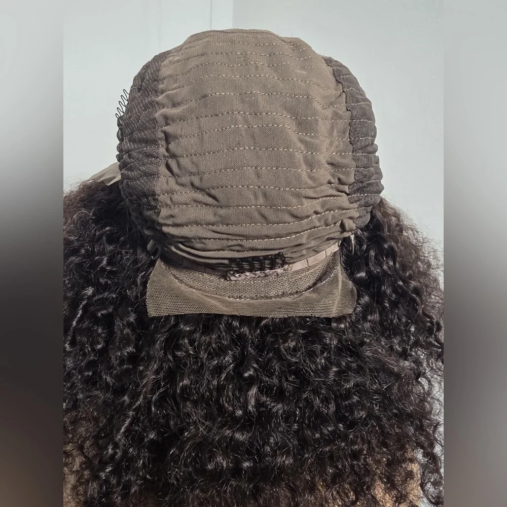 12” Kinky Curly 13x4 Lacefront Human Hair Wig - Picture 9 of 13